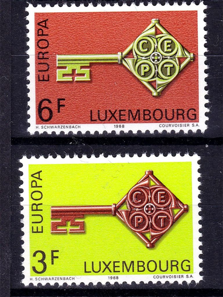 Люксембург  1968 г  MNH -  EUROPA CEPT - - фото фото фото 0
