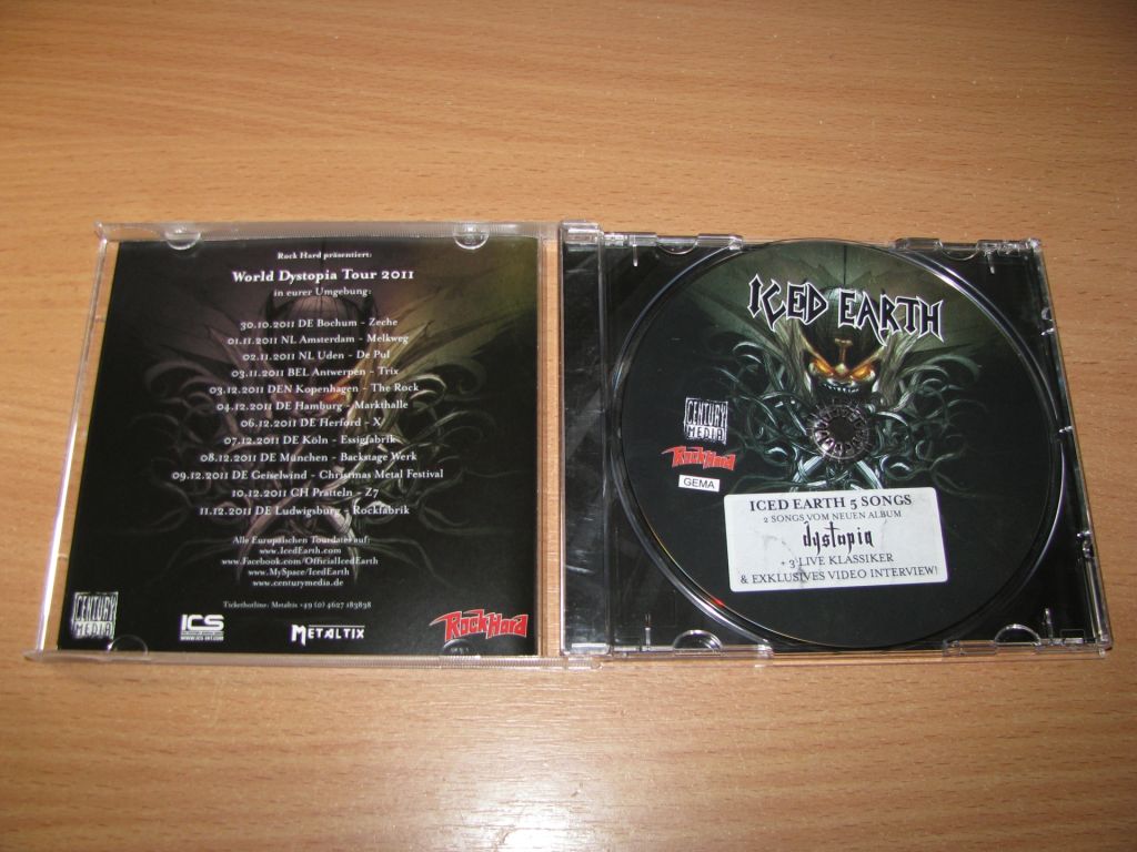 ICED EARTH - Iced Earth 5 Songs  (2011 Century Media) - фото фото фото 1