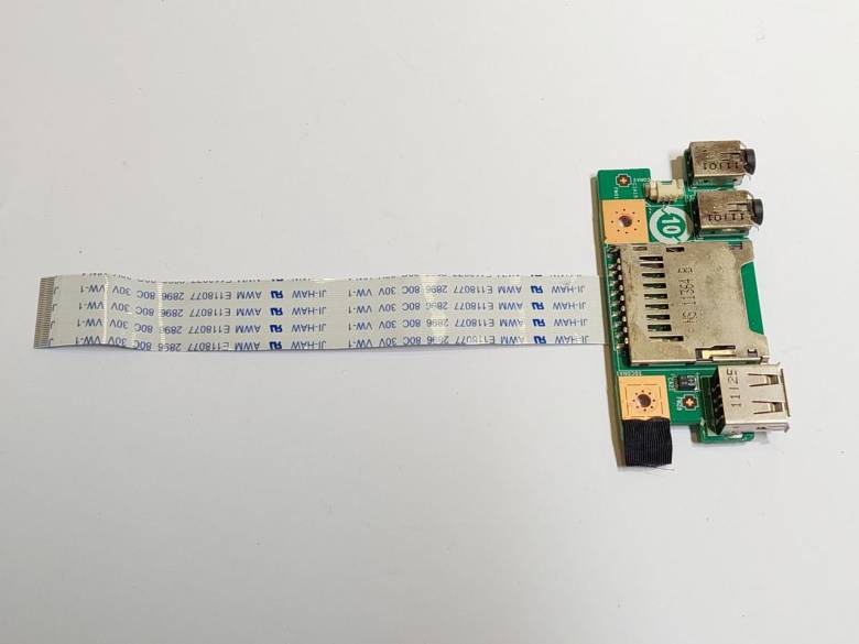 Б/У Плата Card reader Audio USB разъемы для ноутбука MSI X460 - фото фото фото 1