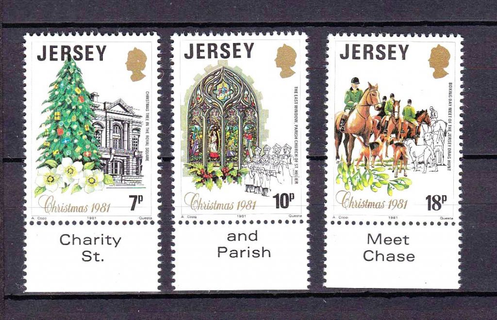 Джерси 1981 г MNH - Рождество - - фото фото фото 0