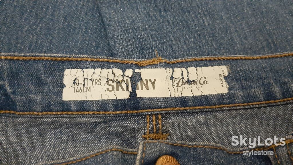 Бренд Skinny джинсы синие весна/лето на мальчика 12-15лет - фото фото фото 5