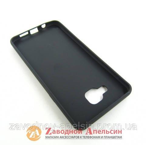 Samsung A710 2016 чехол кожа Momax black - фото фото фото 1