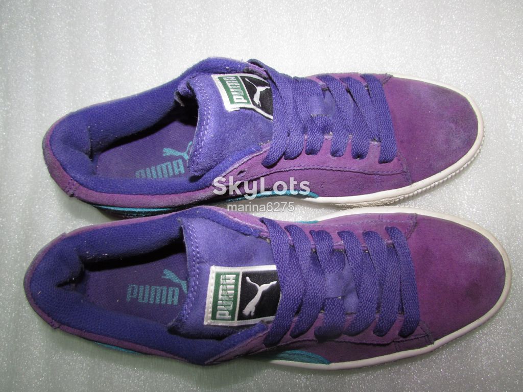 PUMA SUEDE ~КРОССОВКИ НАТУРАЛЬНАЯ ЗАМША ~ р 36-37 - фото фото фото 3