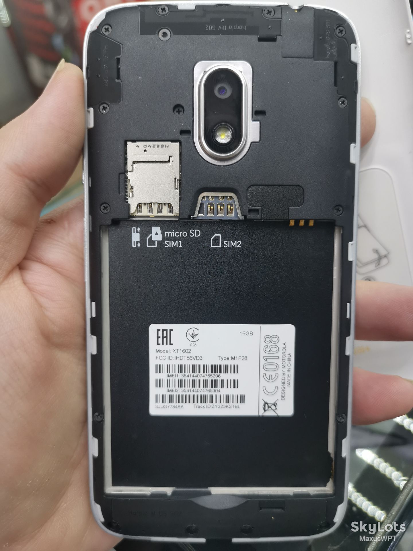 Sklad Motorola G4 Play xt1602 white - фото фото фото 2