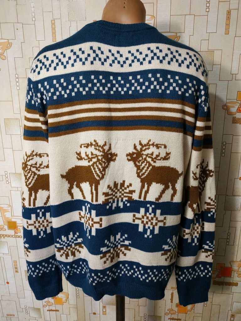 Светр чоловічий з принтом ASOS акрил p-p L - фото фото фото 4