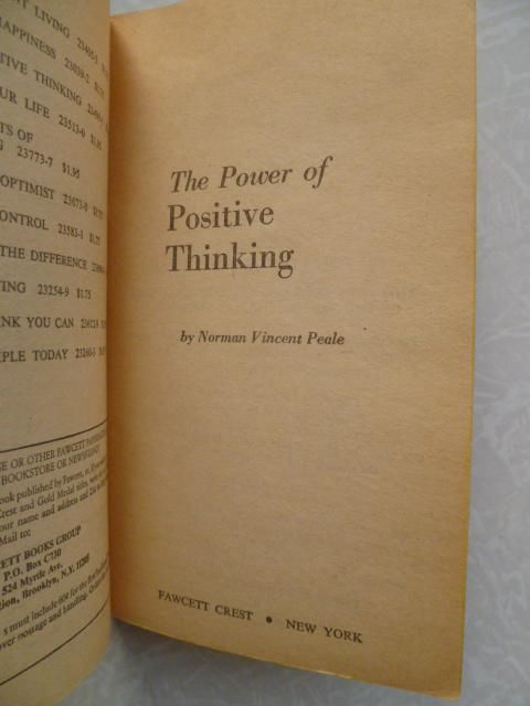 The Power of Positive Thinking. Dr. Norman Vincent Peale - фото фото фото 1
