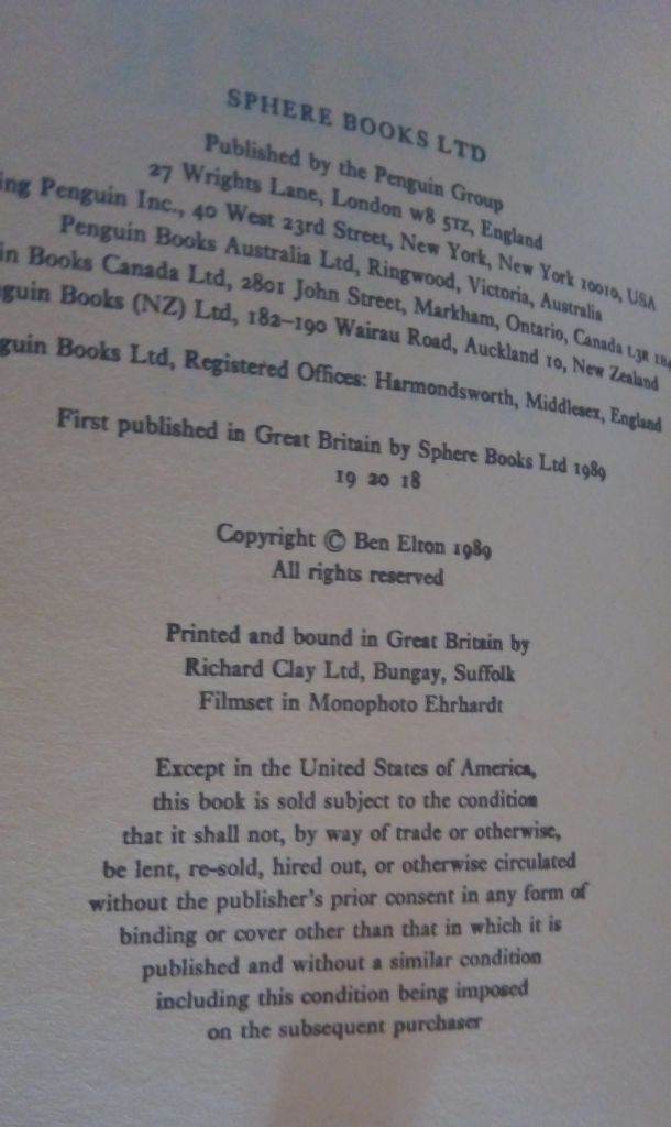 Stark Ben Elton English на Английском книга - фото фото фото 2