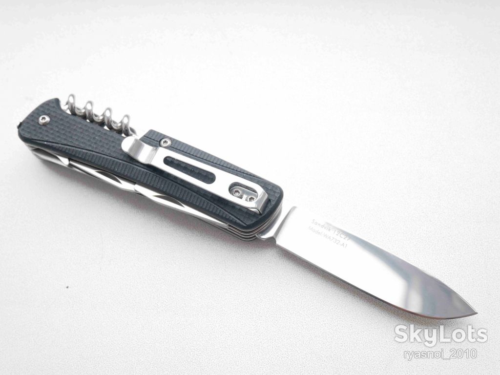 Sanrenmu WA732-A1, Sandvik 12C27, G10, Мультитул, Мультифункціональний ніж, EDC - фото фото фото 14