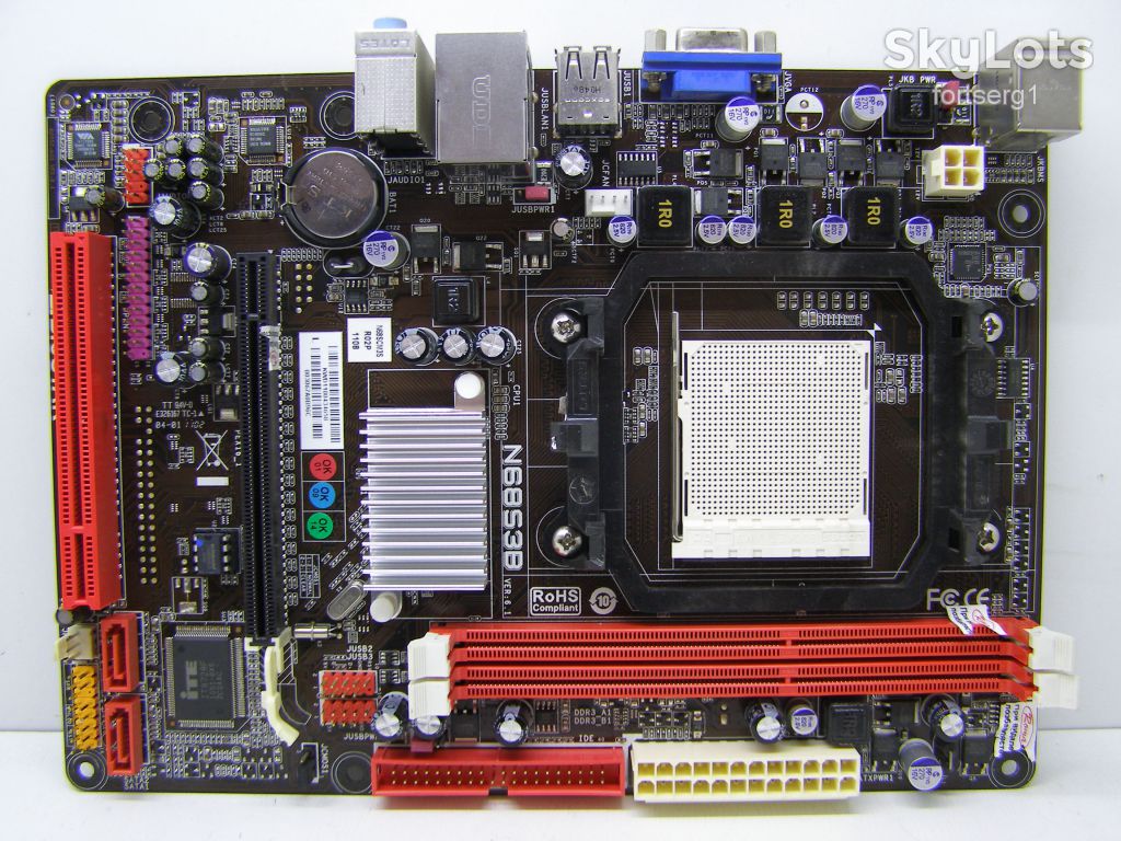 Материнская плата Biostar N68S3B  Socket AM3MicroATX 2x DDR3 - фото фото фото 0