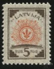 Латвия 1919 г № 19 ** - фото фото фото 0