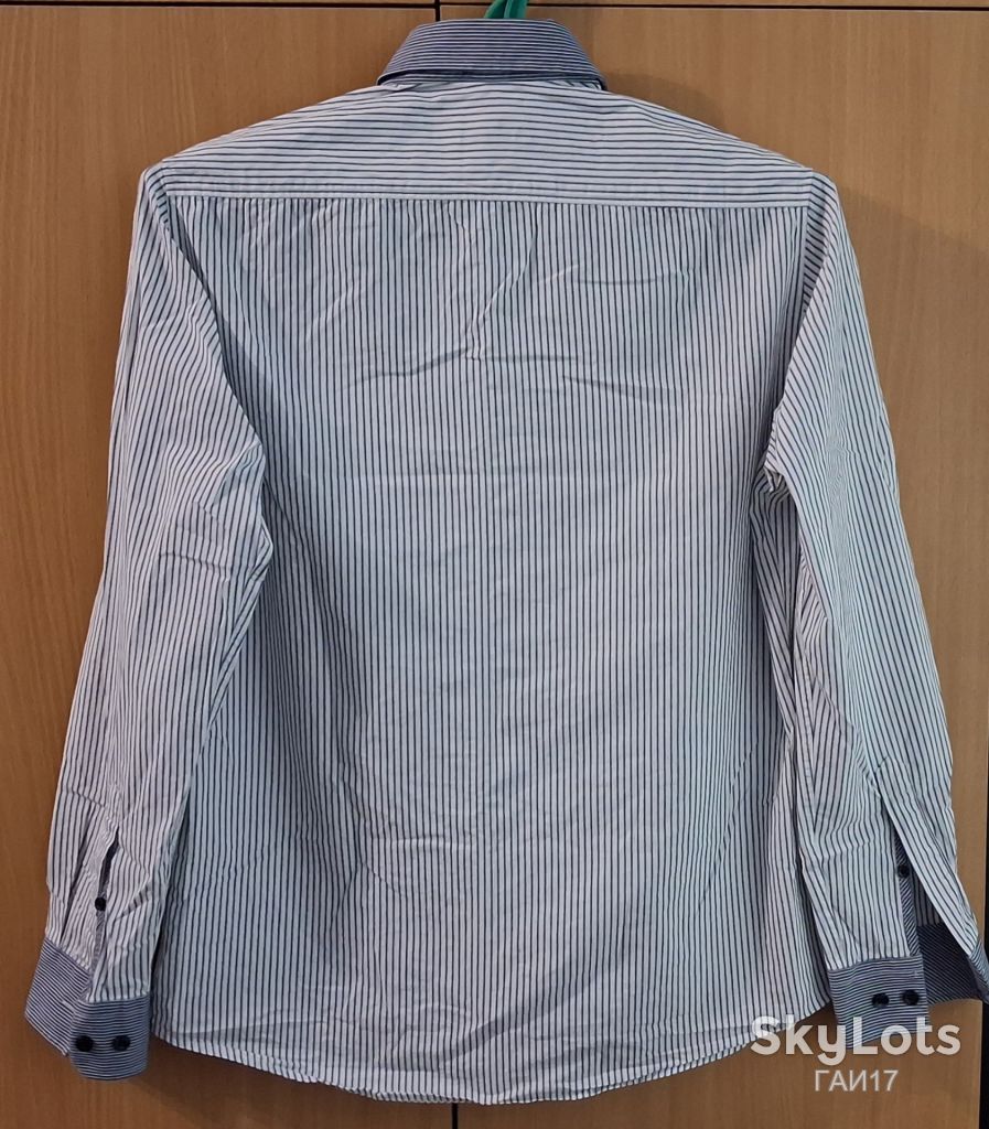 Рубашка от бренда «H&amp;M»/Швеция/М/Cotton-100%/полосочка. - фото фото фото 1