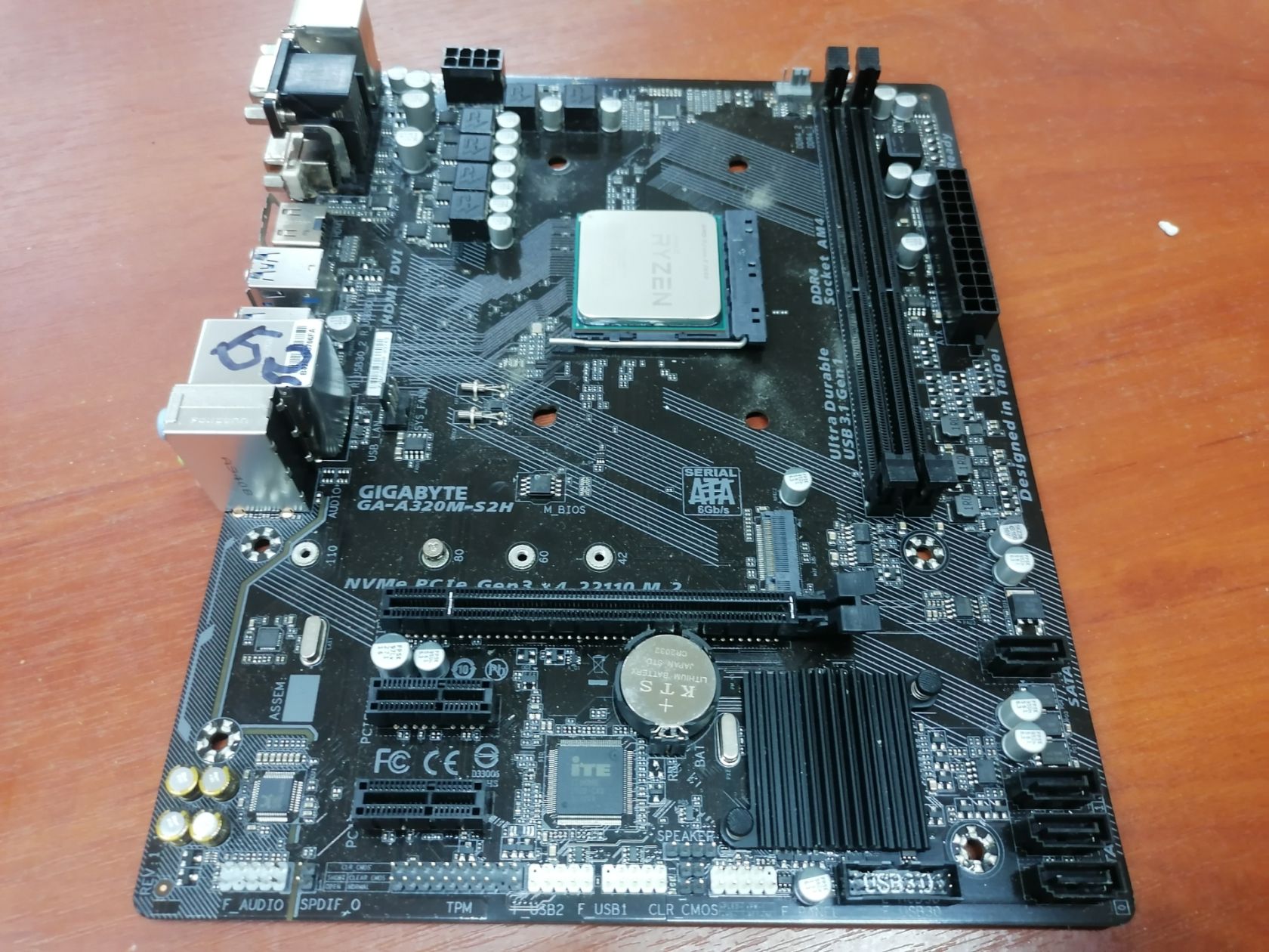 Gigabyte GA-A320M-S2H + AMD Ryzen 5 2600 - фото фото фото 1