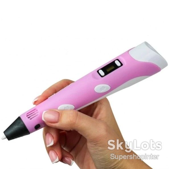 3D-Ручка 3Dpen С Lcd Экраном Полный Набор Пластик Розовый - фото фото фото 2
