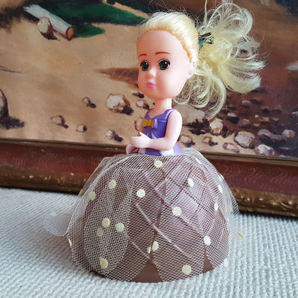 -Кукла на подставке, трансформер, блондинка, 14,5см - фото фото фото 1