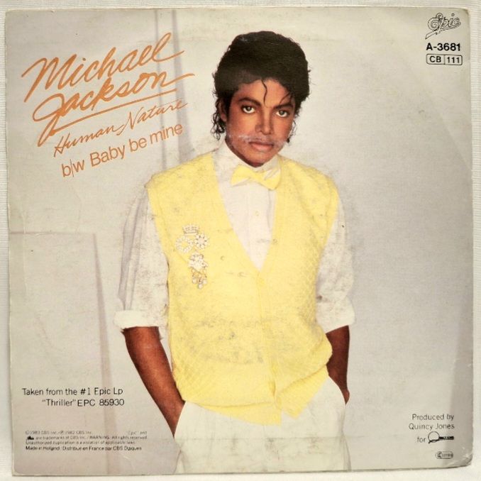 Michael Jackson - Human Nature - 1983.  (EP). 7. Vinyl. Пластинка. Holland. - фото фото фото 1