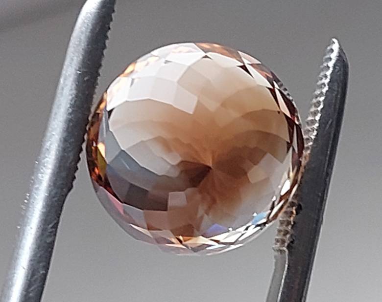 Медовый топаз 15.65 Ct.  14.2 mm - фото фото фото 2