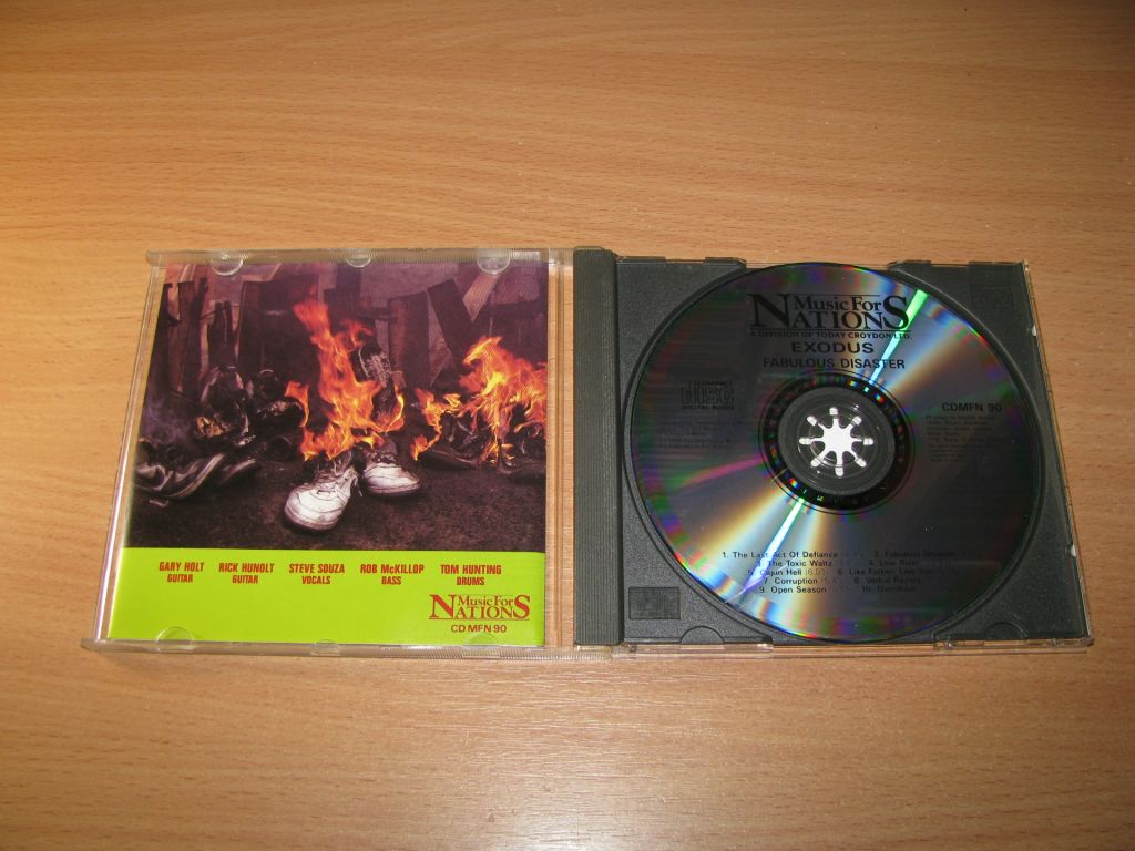 EXODUS - Fabulous Disaster  (1989 Music For Nations 1st press) - фото фото фото 1