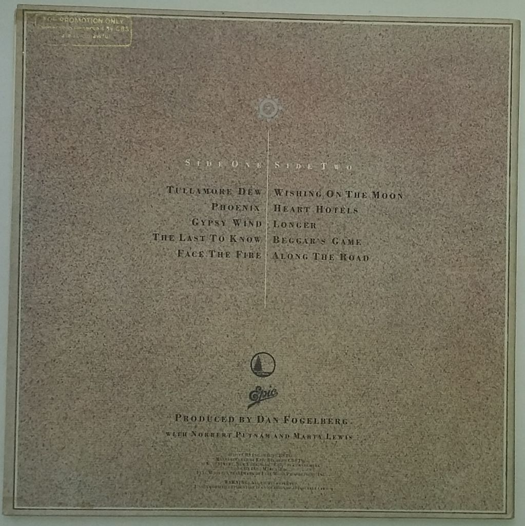 DAN FOGELBERG Phoenix LP    (Promo) EX-/EX+ - фото фото фото 2