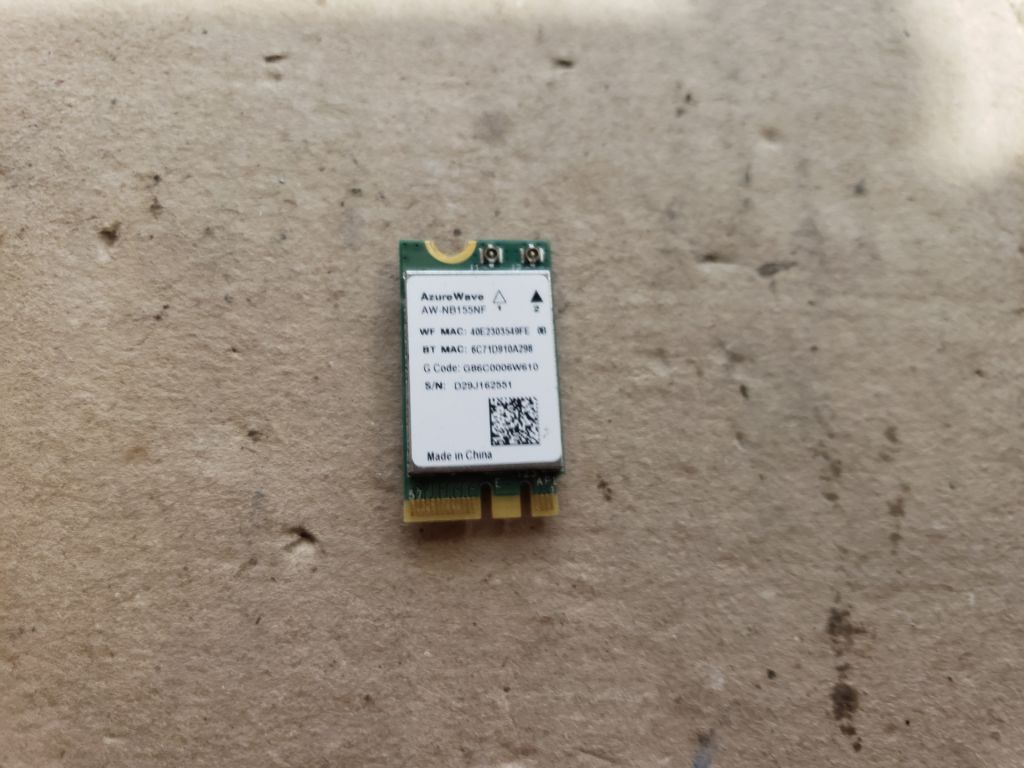 Wi-fi+BT модуль M.2 Broadcom BCM943142Y   (AW-NB155NF) 802.11 b,g,n 150Mbps - фото фото фото 0