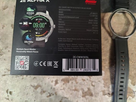 Умные часы 2E Alpha X 46 mm 2E-CWW30SL Silver № 24270914 - фото фото фото 3