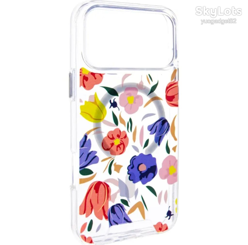 TPU+PC чохол Clear Garden with MagSafe для Apple iPhone 17 Pro Max   (6.9") - фото фото фото 1
