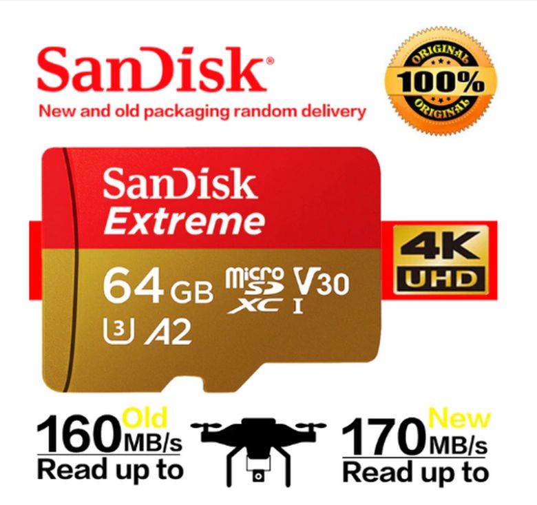 Original sandisk extreme, карта пам&amp;x27;яті micro sdxc. - фото фото фото 2