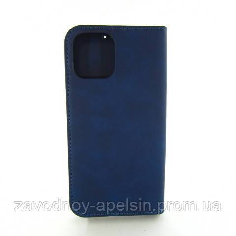Чехол книжка iPhone 12 Pro Premium Case (синий) - фото фото фото 3