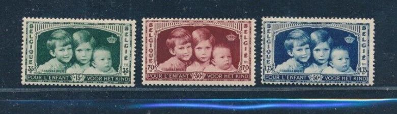Бельгия Дети принц Альберт принцесса Джозефина 1935 - фото фото фото 0