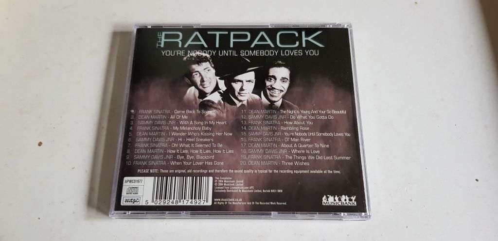 The Ratpack You're Nobody Until Somebody Loves You CD фірмовий - фото фото фото 1