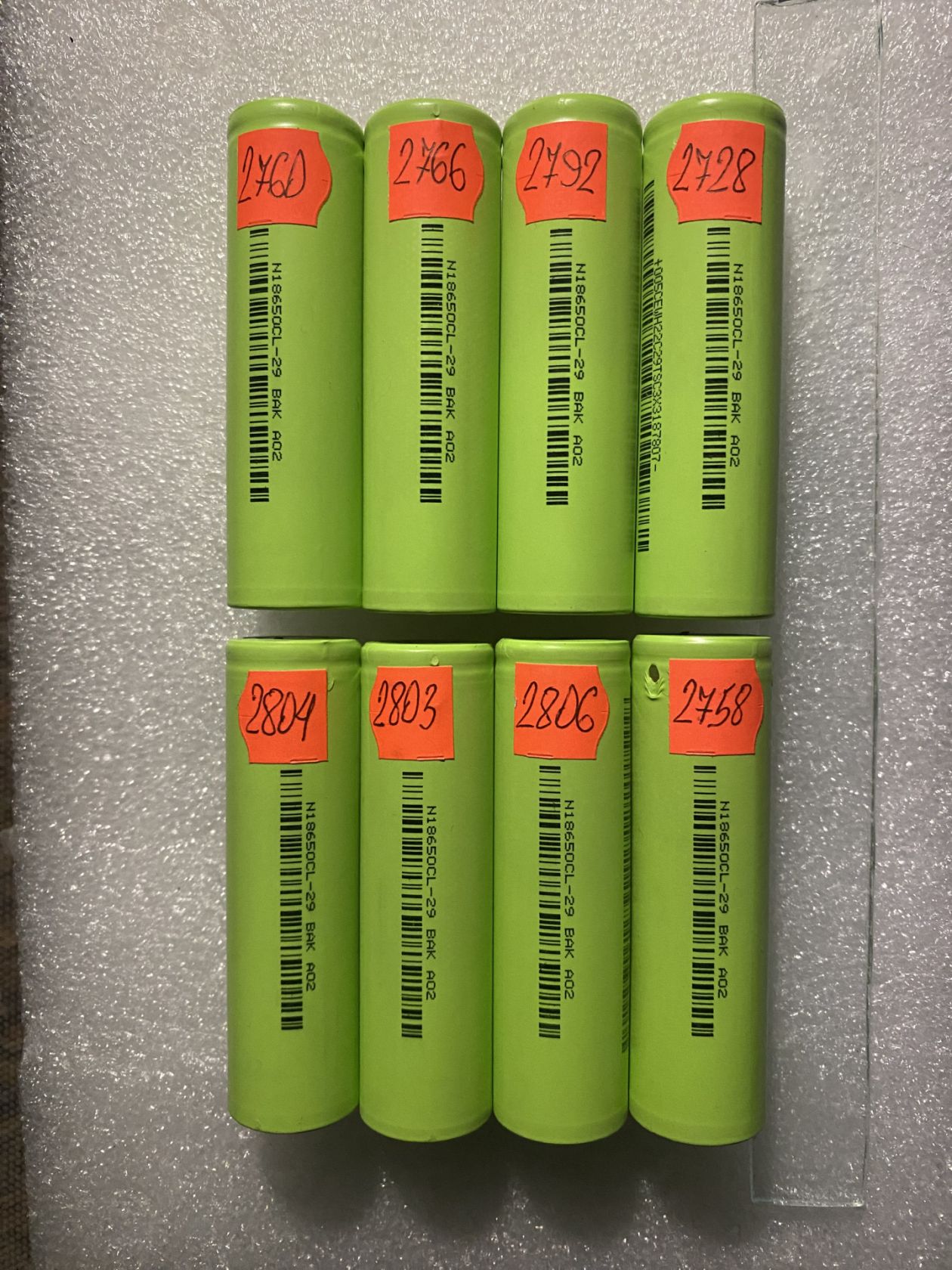 Акумулятори 18650, лот 8шт. Справні, протестовані - фото фото фото 0