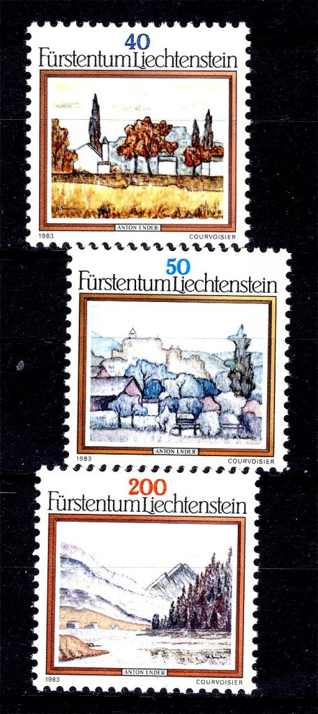Лихтенштейн 1983 г  MNH - искусство - фото фото фото 0