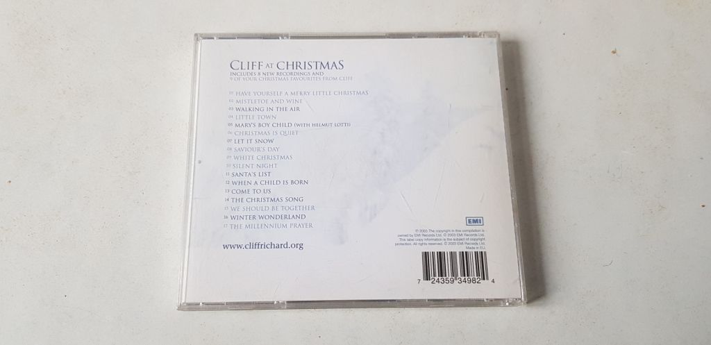Cliff Richard Cliff At Christmas CD фірмовий - фото фото фото 1