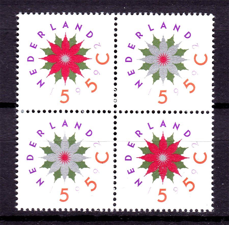 EU  Нидерланды  1992 г  MNH  -  квартблок - фото фото фото 0