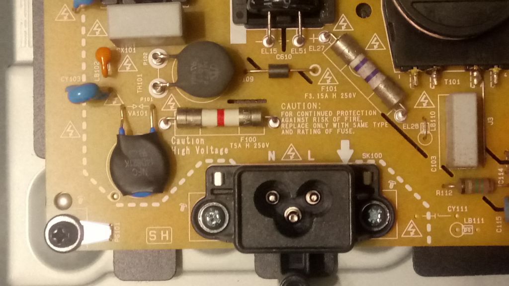 ПЛАТА БЛОК ПИТАНИЯ  EAX65423701      (2.0) С TV LG 42LB561V РАЗБОРКА - фото фото фото 1