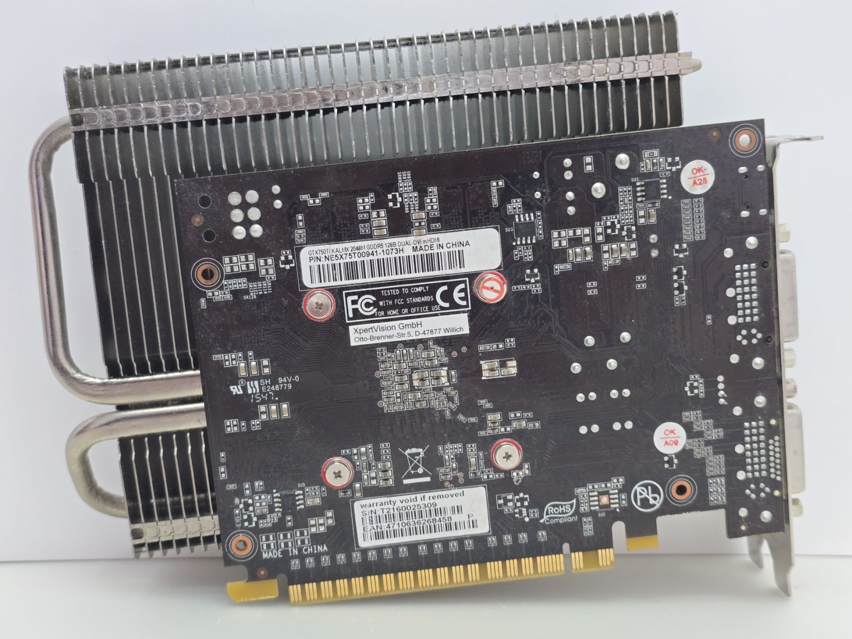 Відеокарта PALIT GeForce GTX 750 Ti 2GB   (GDDR5,128 Bit,HDMI,PCI-Ex,Б/у) - фото фото фото 2