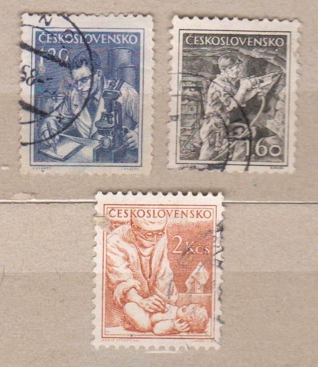 ПРОФЕСІЇ - СТАНДАРТ = 1954 р. = ЧЕХОСЛОВАЧЧИНА = гаш. + - фото фото фото 0
