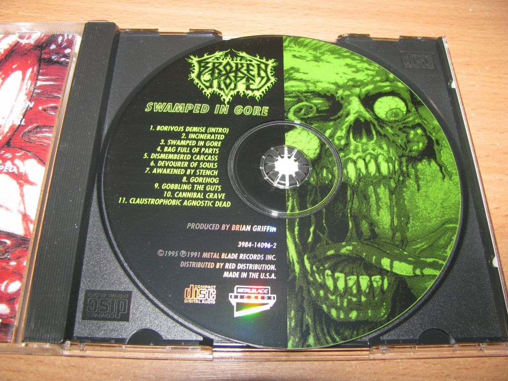 BROKEN HOPE - Swamped In Gore  (1995 Metal Blade USA) - фото фото фото 2