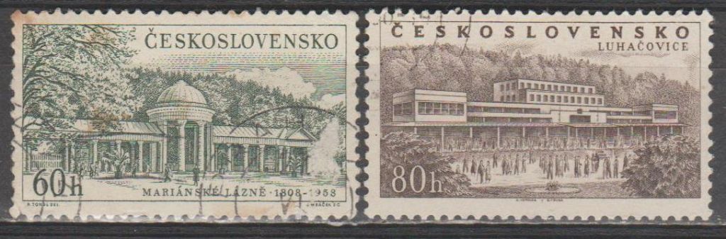 Чехословакия Чехословаччина 1958 архитектура города - фото фото фото 0