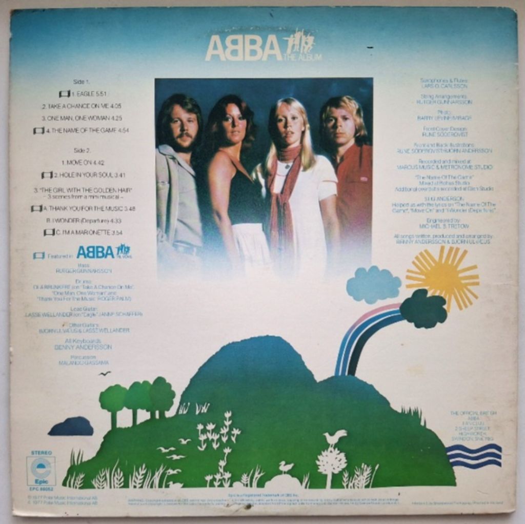 ABBA - The Album - 1977.  (LP). 12. Vinyl. Пластинка. England. - фото фото фото 2