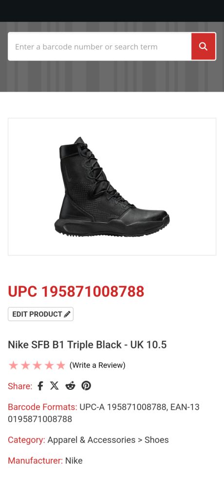 Черевики берці Nike SFB B1 - фото фото фото 0