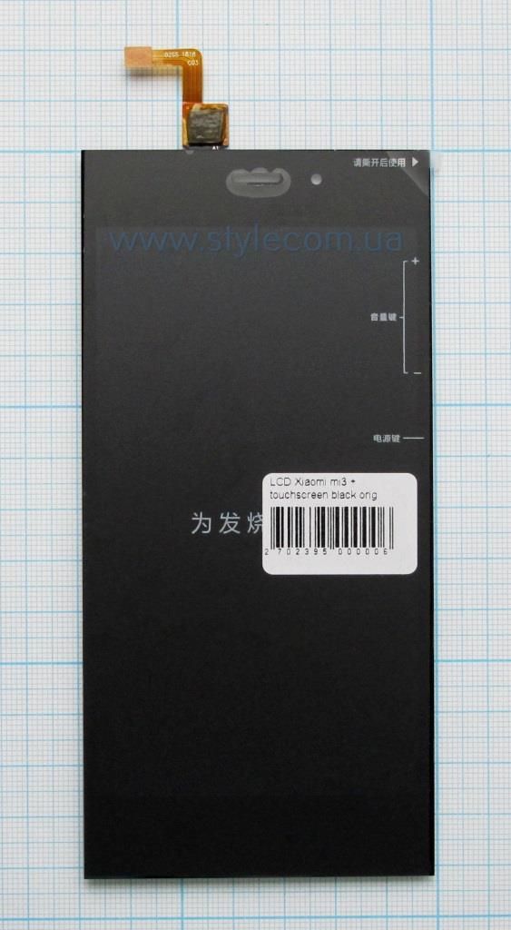 Модуль Дисплей Xiaomi Mi 3 with touch screen black - фото фото фото 0
