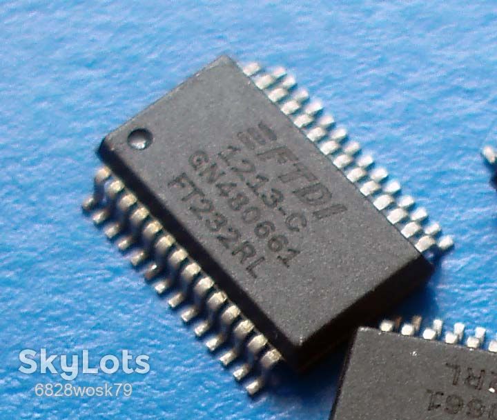 Чип FT232RL FT232   (SSOP28) FTDI USB-UART микросхема пайка замена ФТДИ - фото фото фото 1
