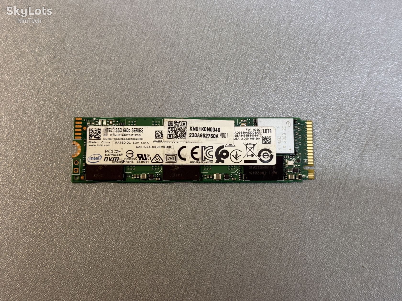SSD диск ссд SSD Intel M2 NVMe 1024gb 1TB| 2280| 1шт №829 - фото фото фото 0