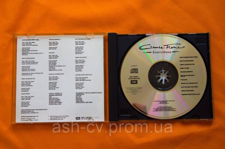 Музичний диск CD. CLIMIE FISHER - Everything 1987 - фото фото фото 3