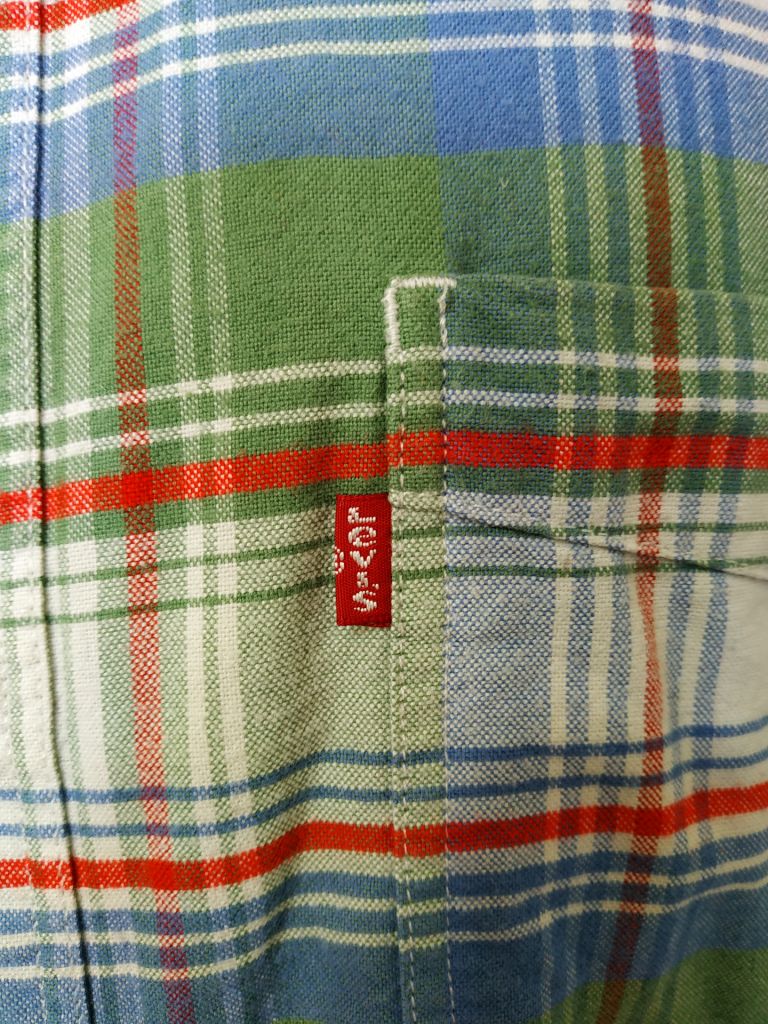 Сорочка зелена клітка LEVIS p-p XL - фото фото фото 1