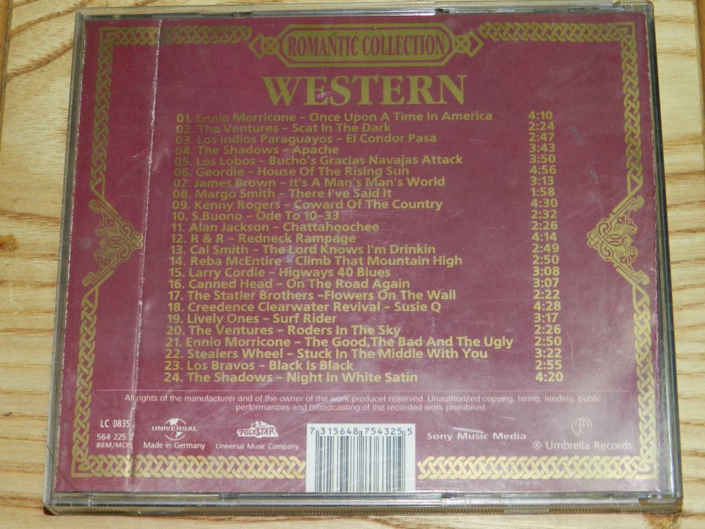 CD   Western - Romantic Collection - фото фото фото 3