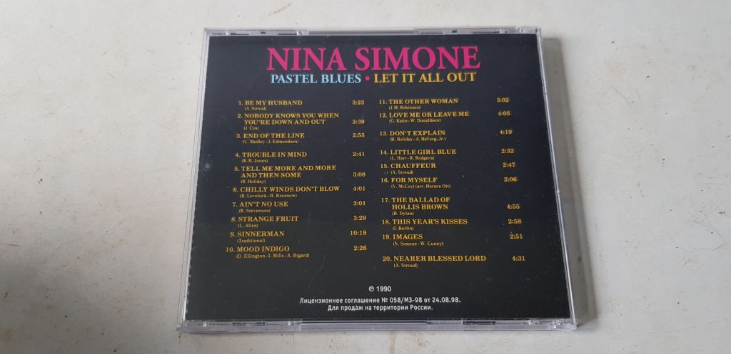 Nina Simone Pastel Blues / Let It All Out - фото фото фото 1