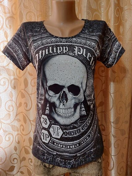 Стильная женская футболка Philipp Plein - фото фото фото 4