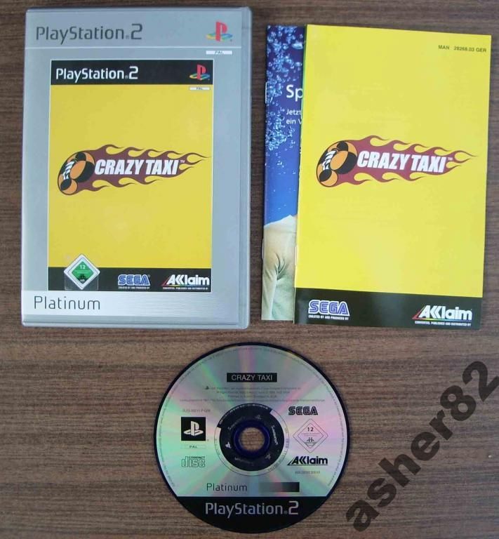 Игра на PS2 "Crazy Taxi"        (PAL) - фото фото фото 0