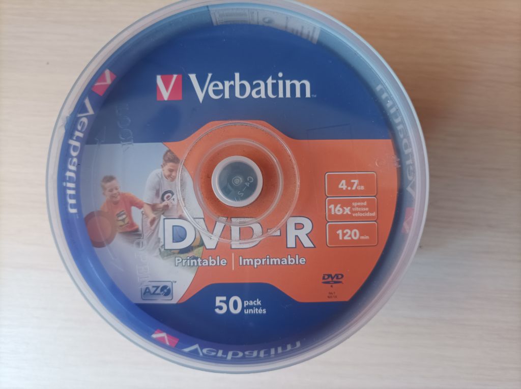 Verbatim 50 дисков DVD-R принтабельные в кейках - фото фото фото 2